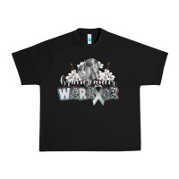 Black brain cancer warrior Urban Heavy Tee - CowGirlArtShop