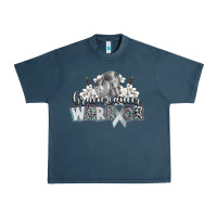 Midnight Navy brain cancer warrior Urban Heavy Tee - CowGirlArtShop