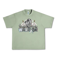 Oil Green brain cancer warrior Urban Heavy Tee - CowGirlArtShop