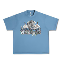 Pebble Blue brain cancer warrior Urban Heavy Tee - CowGirlArtShop
