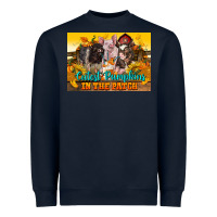 Navy Cutest Pumpkin In The Patch Pig Heavyweight Sweatshirt - LillyAllenDesigns
