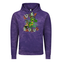 Cloud Purple Lucky Saurus Vintage Hoodie - CowGirlArtShop