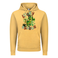 Vintage Mustard Lucky Saurus Vintage Hoodie - CowGirlArtShop