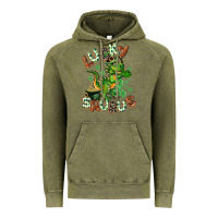 Vintage Olive Lucky Saurus Vintage Hoodie - CowGirlArtShop