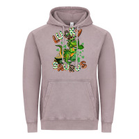 Vintage Zinc Lucky Saurus Vintage Hoodie - CowGirlArtShop