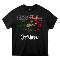 Black Merry Flocking Christmas Heavy Core Tee - Bettercallsaul