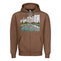 Chestnut india agra taj mahal mausoleum travel tourist Zipper Hoodie - longCreatives