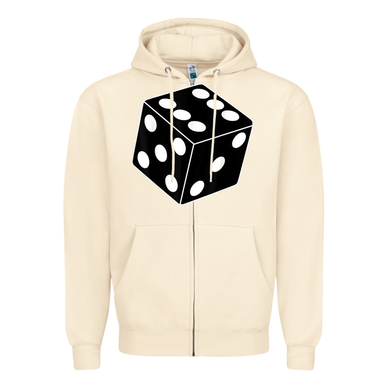 Black Gaming Dice Halloween Costume Cool Quirky Funny Zipper Hoodie by longCreatives | Teevron