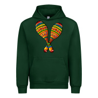 Forest Green mexican maracas Urban Hoodie - AdoDesignShop