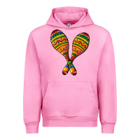Fuchsia Pink mexican maracas Urban Hoodie - AdoDesignShop