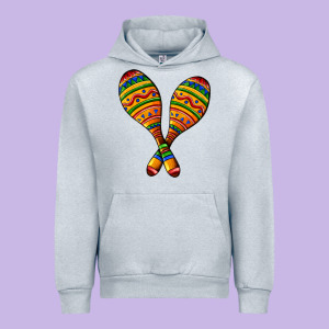 Mexican Maracas Urban Hoodie Designed By Adodesignshop