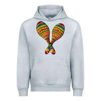 Heather Grey mexican maracas Urban Hoodie - AdoDesignShop