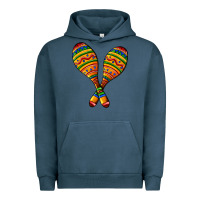Pigment Midnight Navy mexican maracas Urban Hoodie - AdoDesignShop