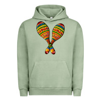 Pigment Oil Green mexican maracas Urban Hoodie - AdoDesignShop