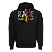 Black race wife Zipper Hoodie - Artiststas