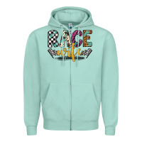 Seafoam race wife Zipper Hoodie - Artiststas