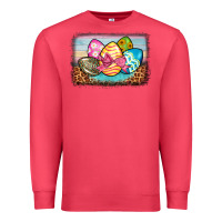 Cardinal easter egg background Premium Sweatshirt - BarkalooDesign
