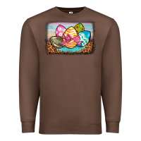 Chestnut easter egg background Premium Sweatshirt - BarkalooDesign