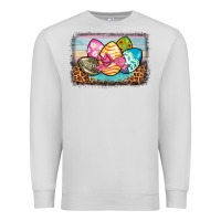 Dove Grey easter egg background Premium Sweatshirt - BarkalooDesign