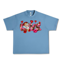 Pebble Blue Love Valentine's Day Urban Heavy Tee - HowdyJamesFarm