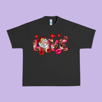 Love Valentine's Day Urban Heavy Tee Designed By Howdyjamesfarm