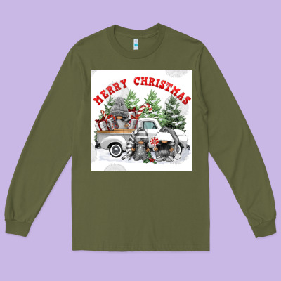 Merry Chrıstmas Long Sleeve Tee Designed By Fadigitalartstudio