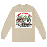 Mushroom merry chrıstmas Long Sleeve Tee - FaDigitalArtStudio
