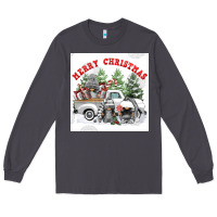 Smoke merry chrıstmas Long Sleeve Tee - FaDigitalArtStudio