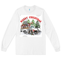 White merry chrıstmas Long Sleeve Tee - FaDigitalArtStudio