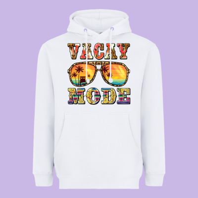 Vacay Mode Heavyweight Hoodie Designed By Barkaloodesign