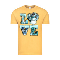Vintage Mustard love winter Vintage Tee - CowGirlArtShop