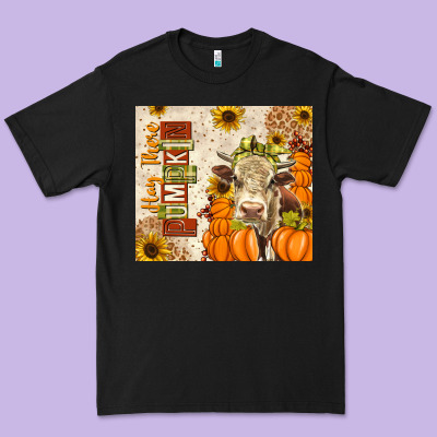 Fall Hay There Pumpkin Premium Tee Designed By Texasbilliewilder