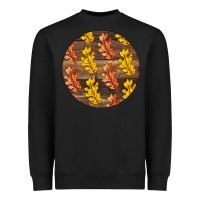 Black Fall Rounded Heavyweight Sweatshirt - LillyAllenDesigns