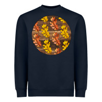 Navy Fall Rounded Heavyweight Sweatshirt - LillyAllenDesigns