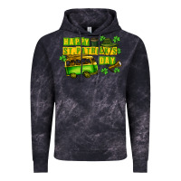 Cloud Black Camper Happy St. Patrick's Day Vintage Hoodie - CowGirlArtShop