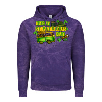 Cloud Purple Camper Happy St. Patrick's Day Vintage Hoodie - CowGirlArtShop