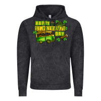 Vintage Black Camper Happy St. Patrick's Day Vintage Hoodie - CowGirlArtShop