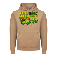 Vintage Coffee Camper Happy St. Patrick's Day Vintage Hoodie - CowGirlArtShop