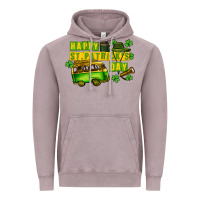 Camper Happy St. Patrick's Day Vintage Hoodie | Teevron