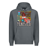 Rock Just a Small Town Teacher Premium Hoodie - CowhideDigitalArt