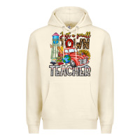 Sandshell Just a Small Town Teacher Premium Hoodie - CowhideDigitalArt