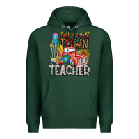Sports Green Just a Small Town Teacher Premium Hoodie - CowhideDigitalArt