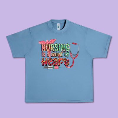 Cowgirl Nursing Is A Work Of Heart Urban Heavy Tee Designed By Cowgirlartshop