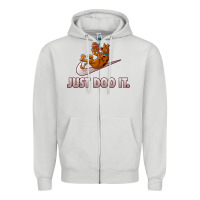 Dove Grey just doo it - Scooby Dog shanwech Halloween Zipper Hoodie - longCreatives