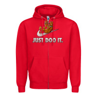 Red just doo it - Scooby Dog shanwech Halloween Zipper Hoodie - longCreatives