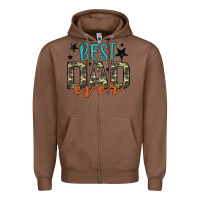Chestnut best dad ever Zipper Hoodie - Artiststas