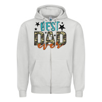 Dove Grey best dad ever Zipper Hoodie - Artiststas