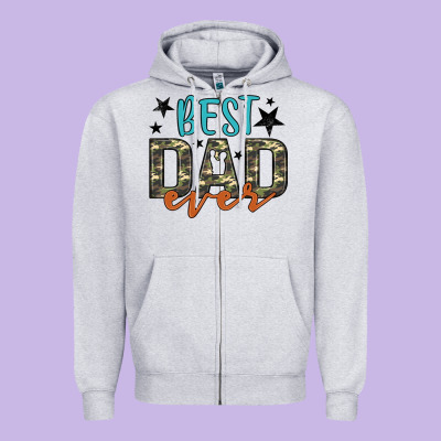 Best Dad Ever Zipper Hoodie Designed By Artiststas