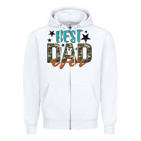 White best dad ever Zipper Hoodie - Artiststas