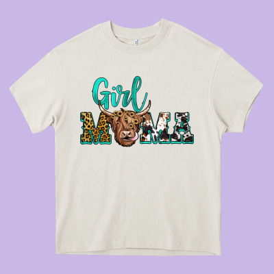 Girl Mama Heavy Core Tee Designed By Jahusdesignshop